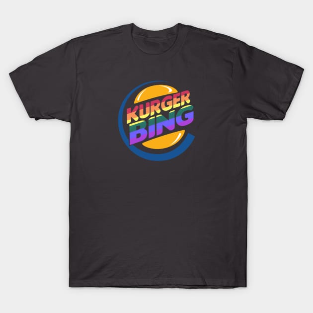 Kurger Bing LGBTQ Logo T-Shirt by Kurger Bing